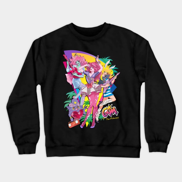 Gum and The Princess Crewneck Sweatshirt by VegaNya